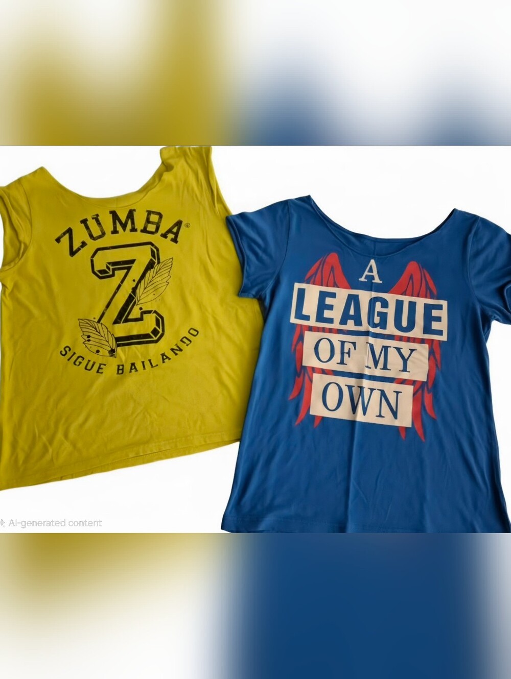 Zumba Fitness Tshirt Bundle: Sigue Bailando & A League Of My Own Tshirts